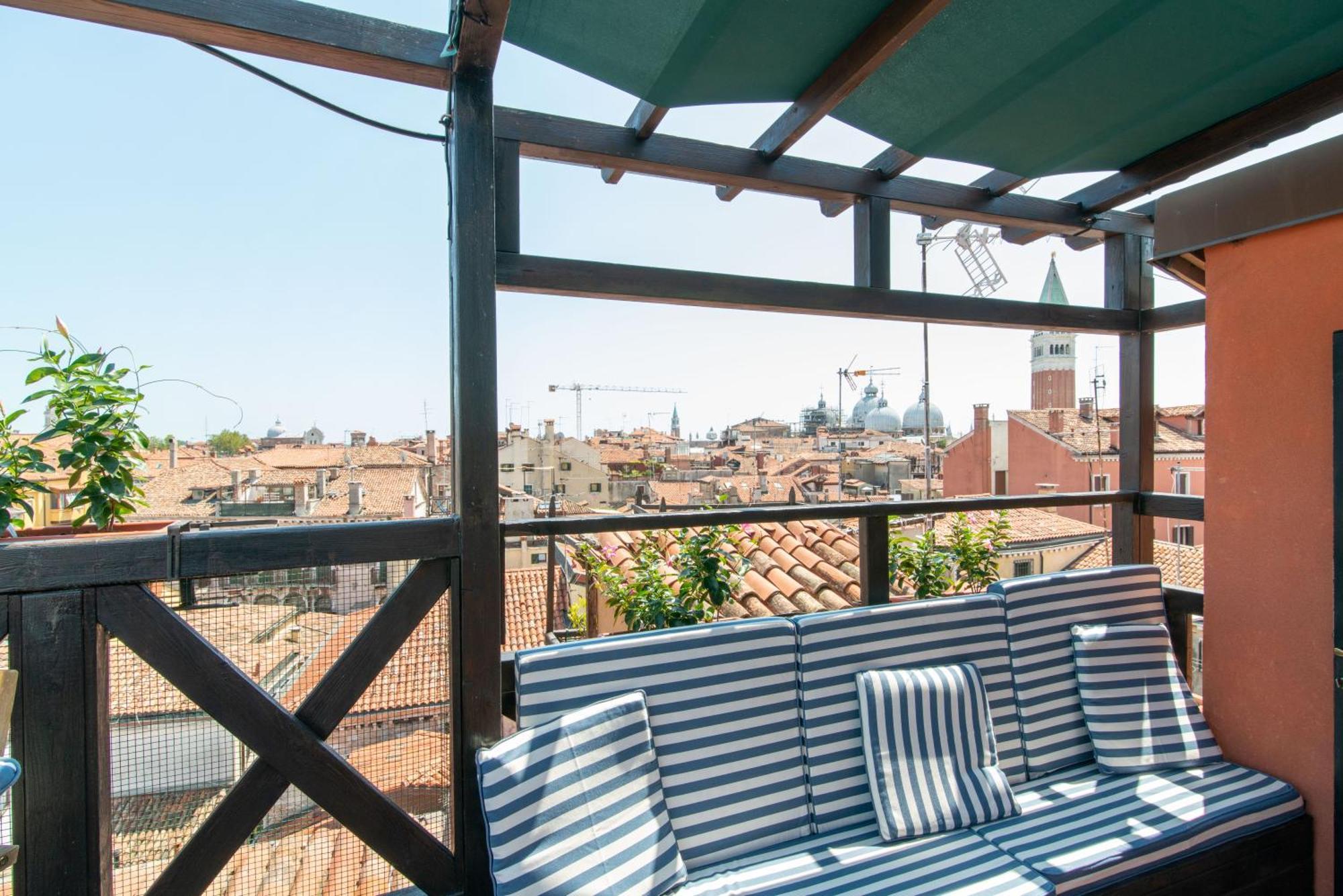 Penthouse With Rooftop Terrace And 360 Views Of Venice - Venice5Th Eksteriør billede